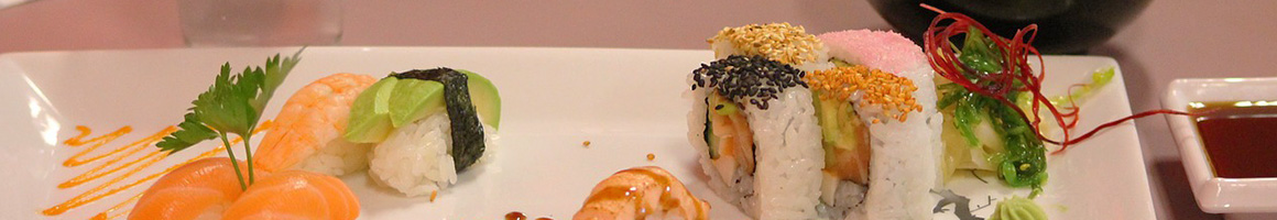 Eating Asian Fusion Japanese Sushi at H2O Sushi & Izakaya restaurant in Northridge, CA.